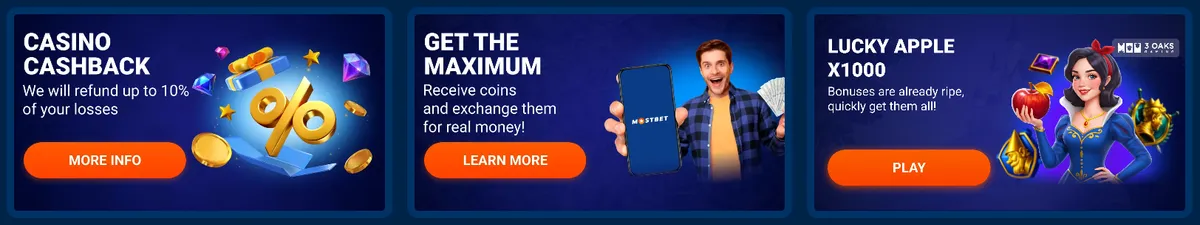 Mostbet Casino: bonus bez depozytu