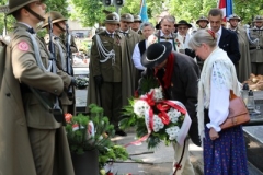 Uroczystość odsłonięcia pomnika Feliksa Gwiżdża [20.05 (38)