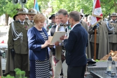 Uroczystość odsłonięcia pomnika Feliksa Gwiżdża [20.05 (41)